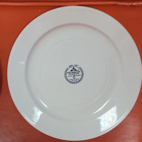 Classic Dudson White Porcelain Dinner Side Plates - Set of 4 - Picture 7 of 11
